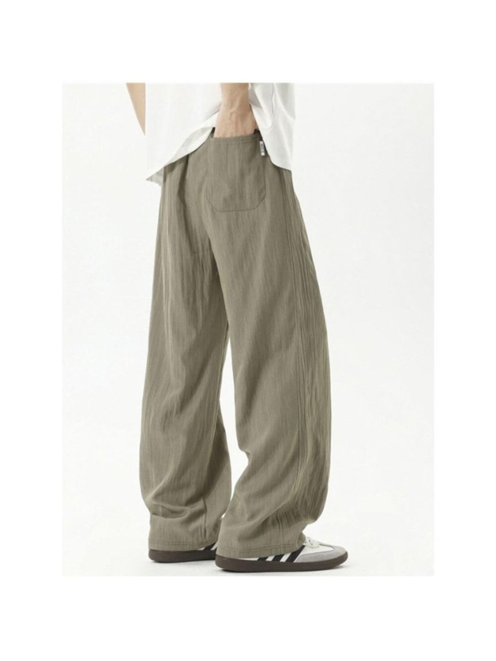 Men's Plus Size Loose Fit Casual Pants - Picture 6 of 7